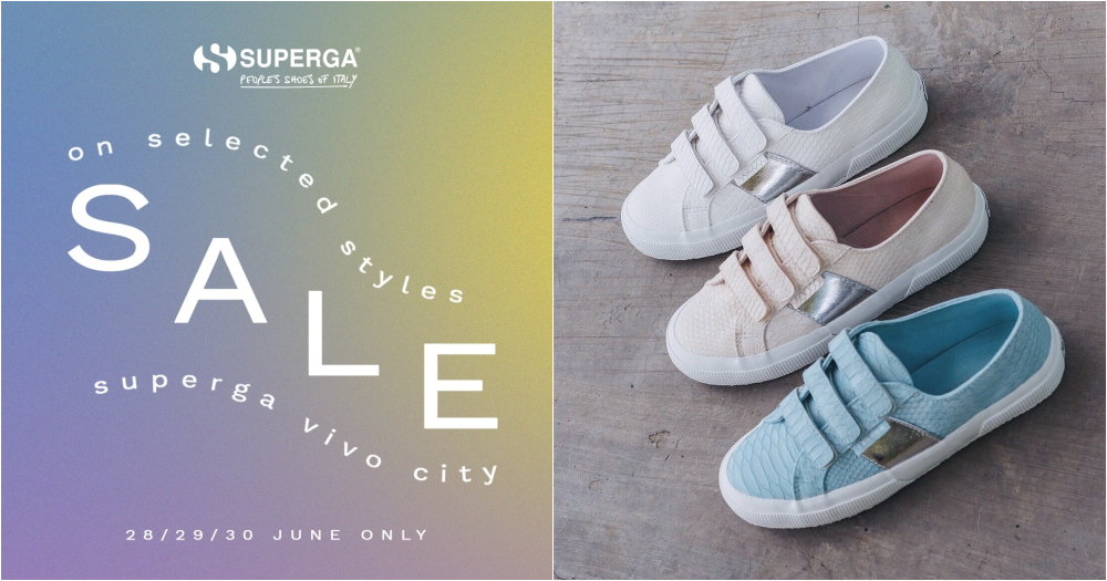 Superga sneakers at VivoCity from June 