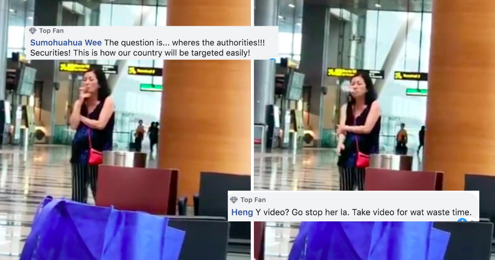 Old video of woman smoking in Changi Airport goes viral again, S ...