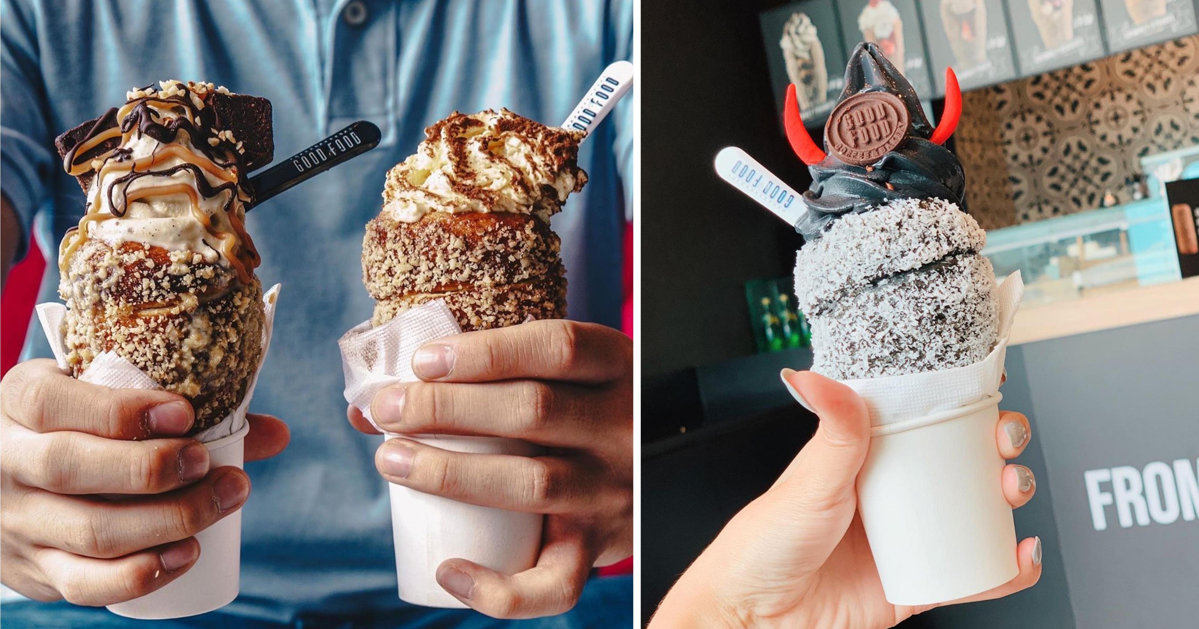 Popular European dessert chain selling ice cream in 'chimney' pastry