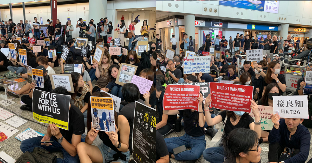 S'poreans advised to avoid Hong Kong airport as protesters staging sit ...