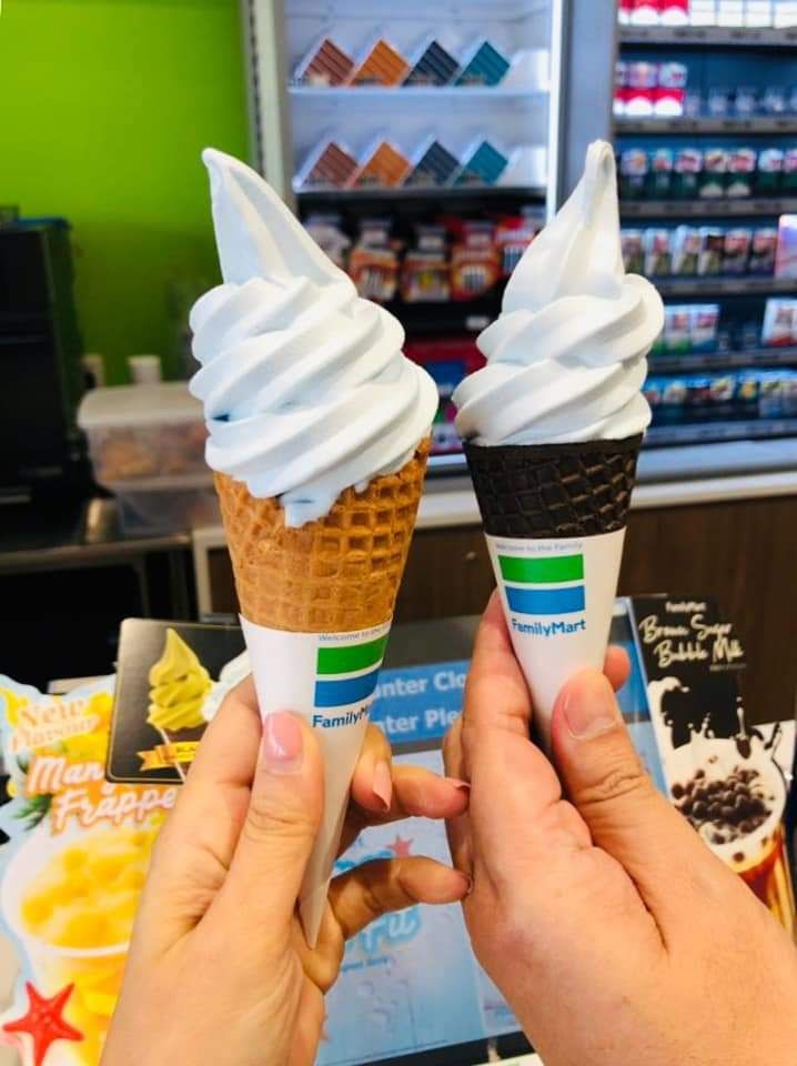 Sea salt soft serve selling at FamilyMart outlets in M'sia for RM2.90