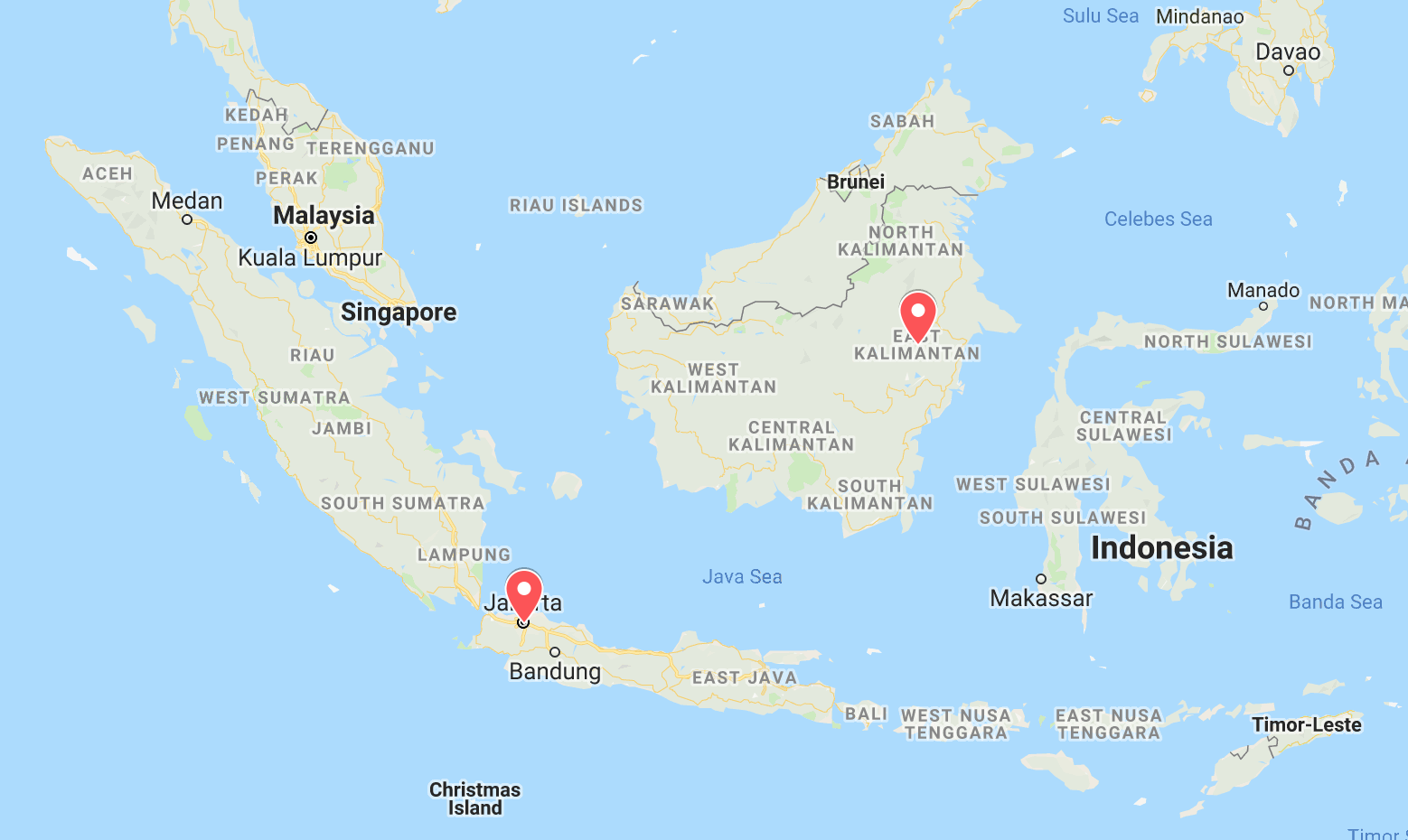 Indonesia Plans To Move Capital From Sinking Overcrowded Jakarta To Kalimantan Mothership Sg News From Singapore Asia And Around The World