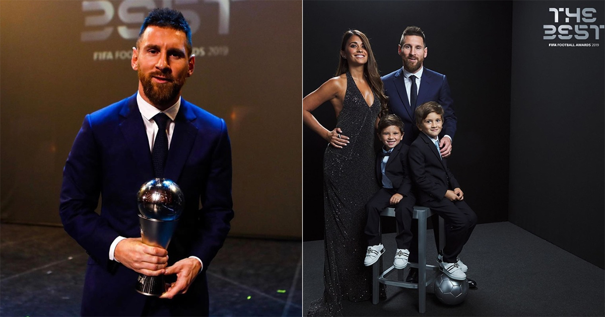 Messi wins FIFA player of the year 2019 as Ronaldo absent from ceremony ...