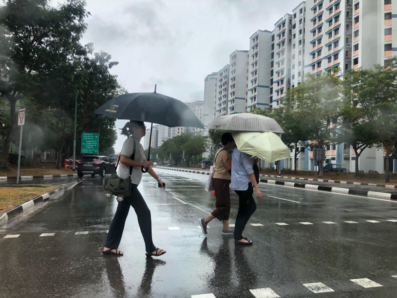 S'pore to see thundery showers &amp; as low as 25°C weather in coming 4