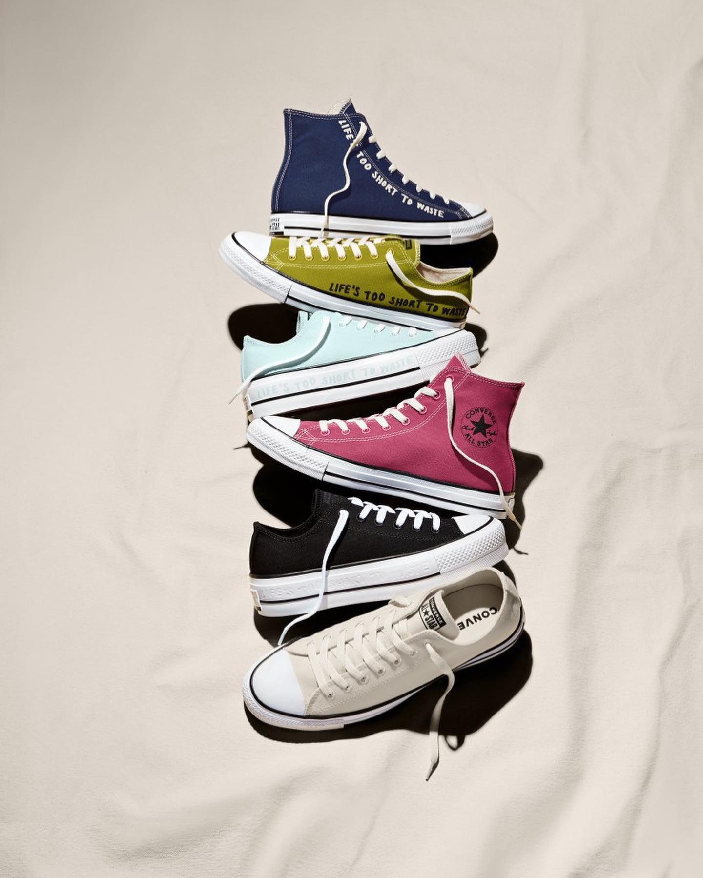 converse life's too short to waste