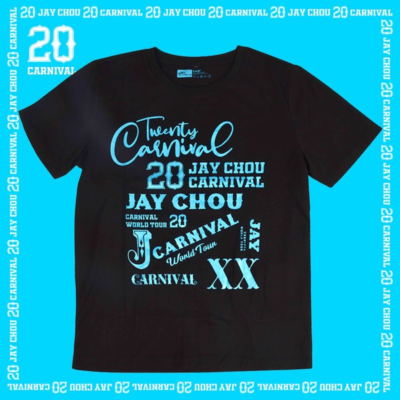 Jay 20 tee shirt in black