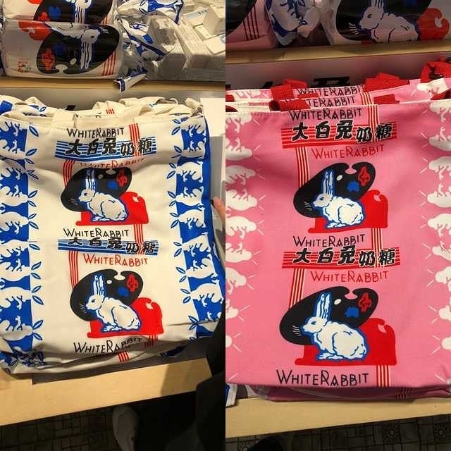 White Rabbit Bag Sticker — San José Made