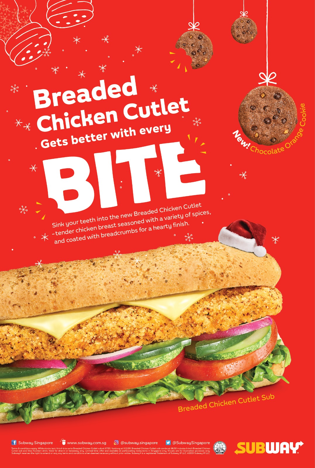 Subway launches breaded chicken cutlet sandwich from Nov. 6, 2019 - Jan. 7,  2020 - Mothership.SG - News from Singapore, Asia and around the world