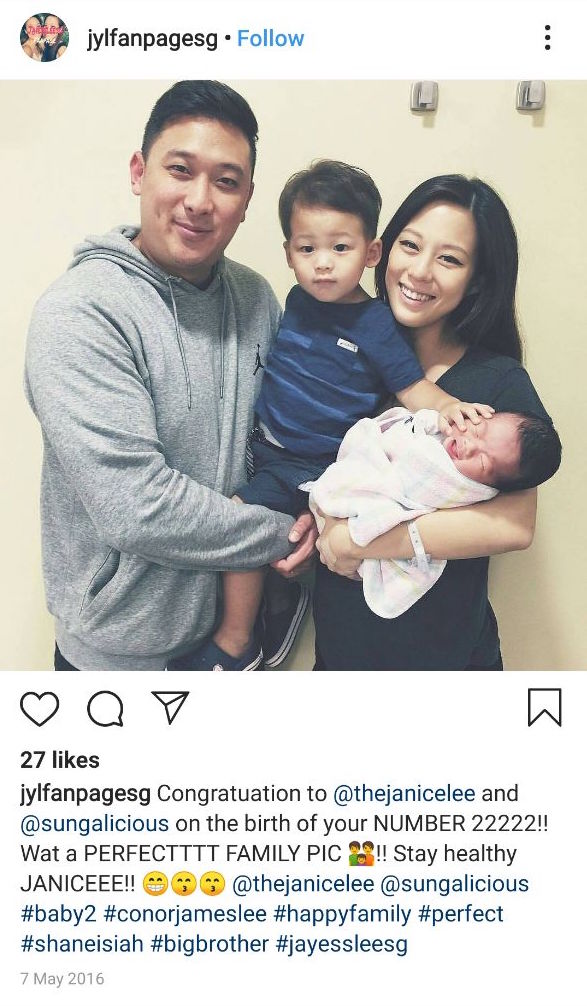 Man claims to be father of Jayesslee Janice's second son on Instagram,  sparks speculations  - News from Singapore, Asia and around  the world