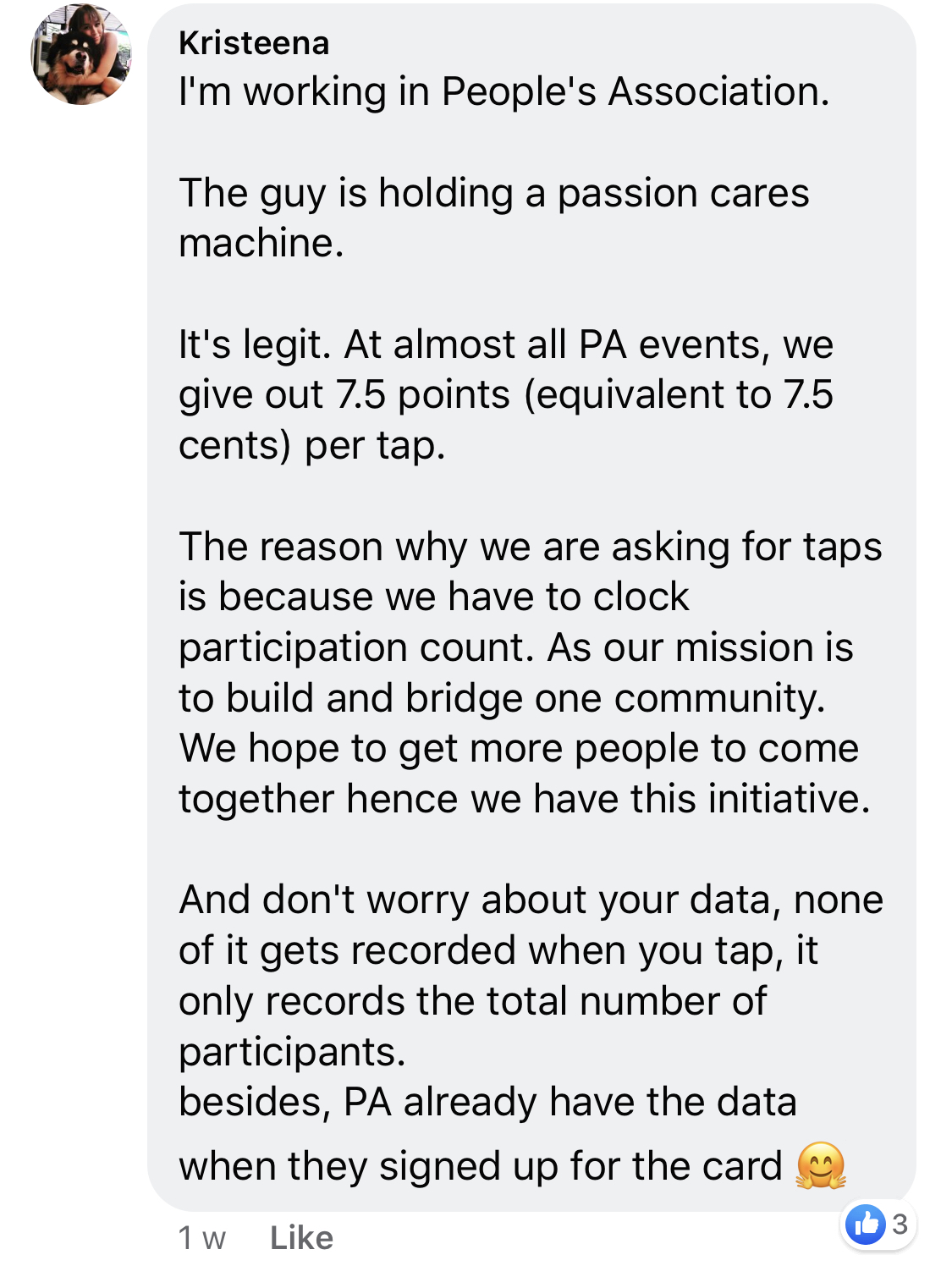 Facebook user says PAssion Cares not scam