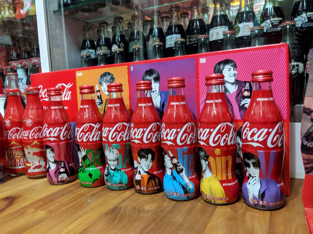 bts coca cola bottle