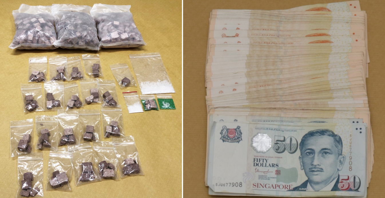 CNB seizes around S$113,000 worth of heroin in Woodlands, 2 S'poreans ...