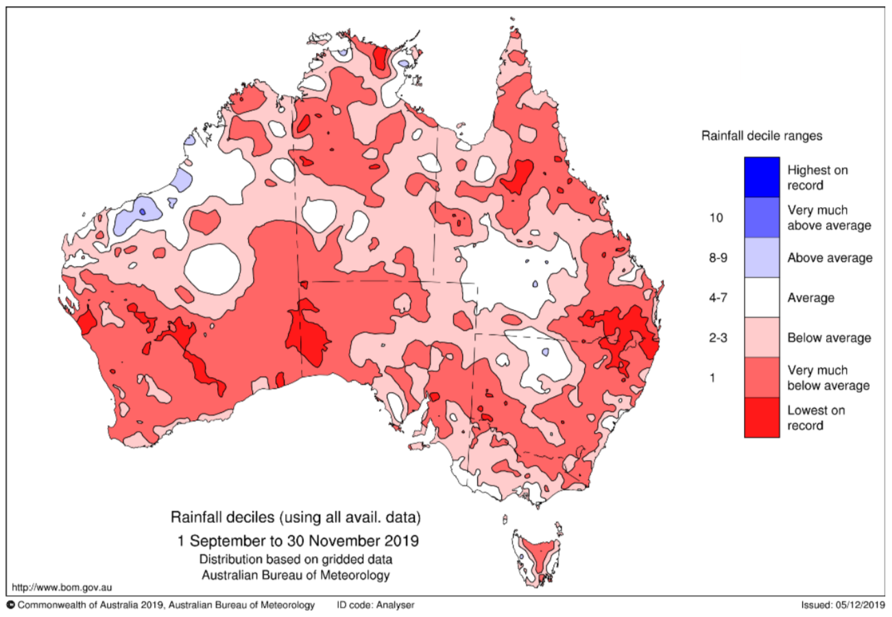 2019 precipitation totals