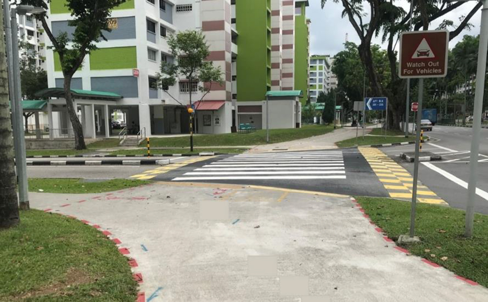 Wider zebra crossing