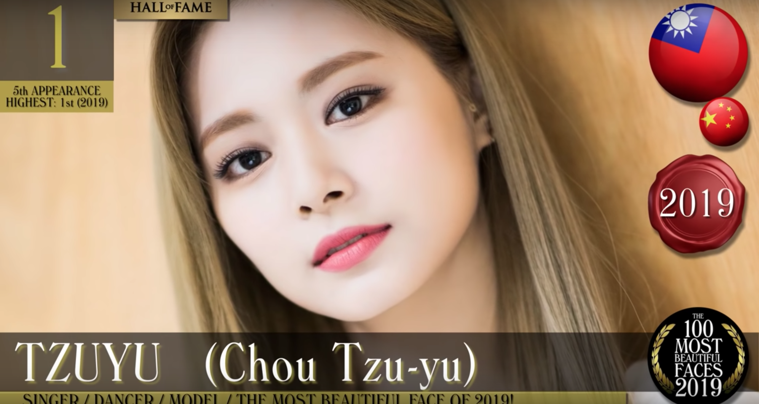 Taiwanese K-Pop Star Chou Tzu-Yu Crowned World'S 'Most Beautiful Face' In  2019 - Mothership.Sg - News From Singapore, Asia And Around The World