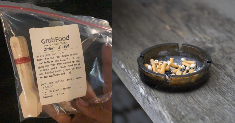 S'pore Grabfood customer orders 10 ice cream spoons only for S$1.20 to  request deliverer buy cigarettes - Mothership.SG