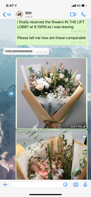 Floral Garage delivered 'rotten' flowers on V-Day, said 'noiceeeee ...