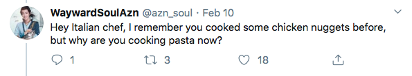 nuggets pasta parasite