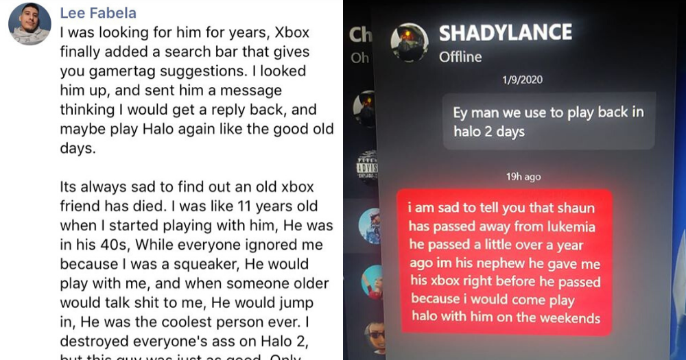 Archeoloog stapel kan zijn Gamer tries to reconnect with long-lost friend on Xbox, finds out he died  from leukaemia - Mothership.SG - News from Singapore, Asia and around the  world