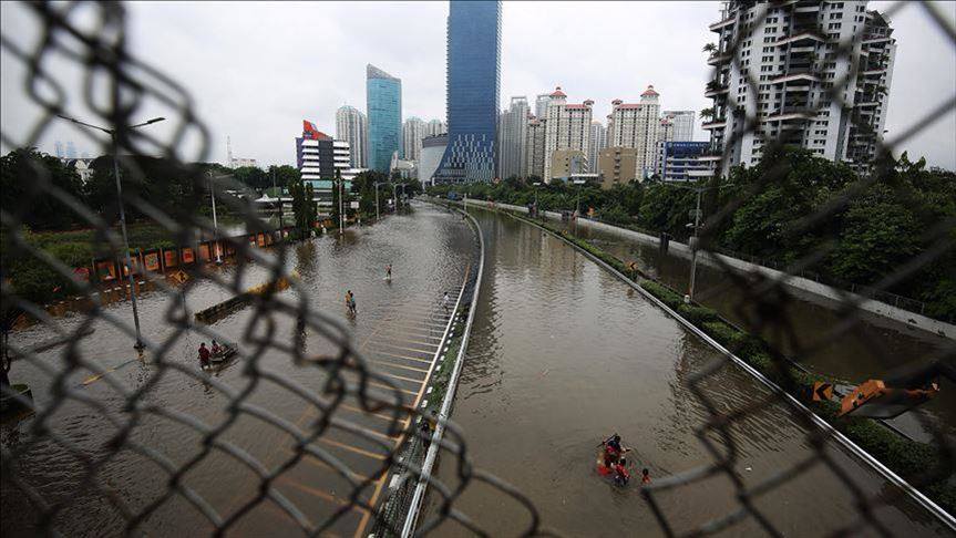 photo of Jakarta floods in jan