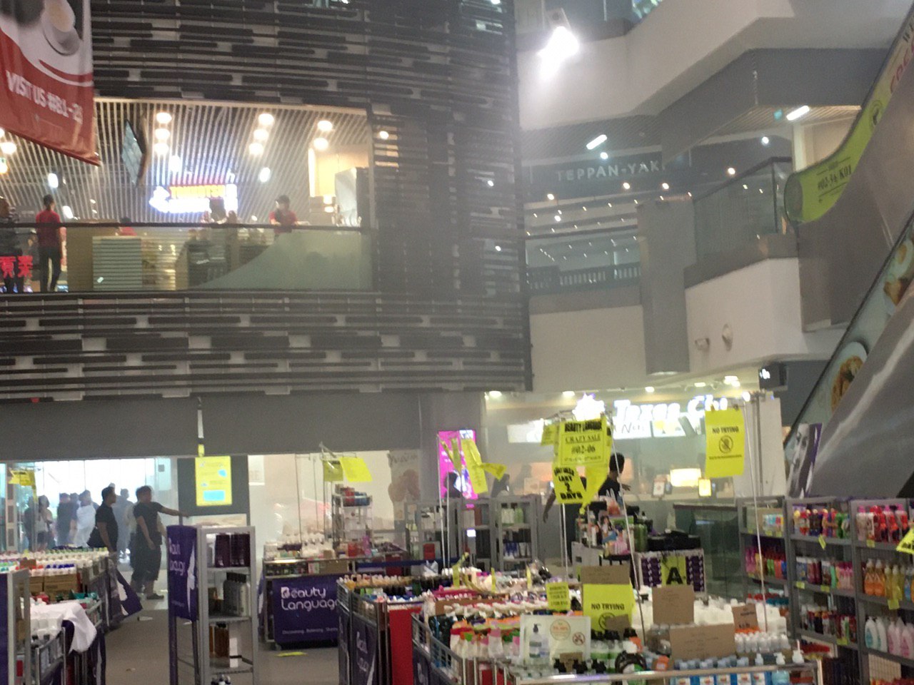 Fire breaks out at Texas Chicken in Causeway Point, shoppers & staff