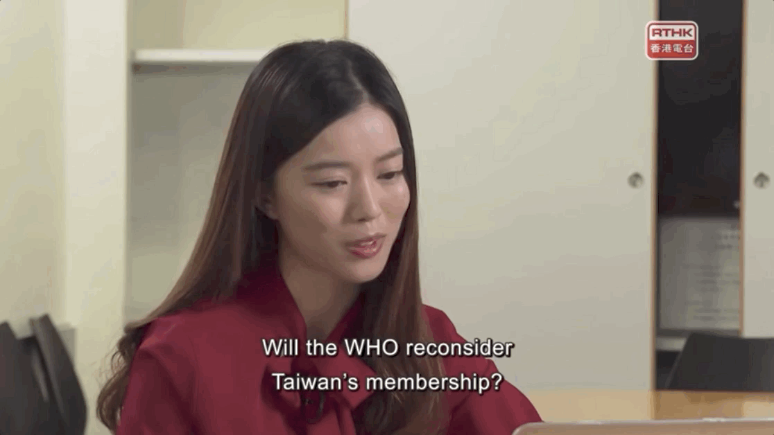 WHO official hangs up call Taiwan