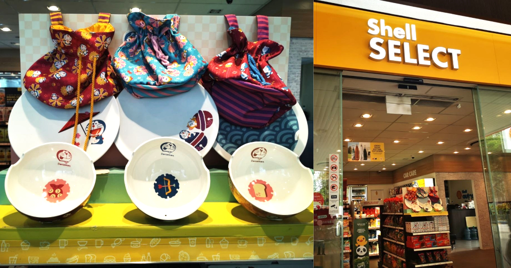 Shell Select Rice Bowl Shell Select selling exclusive Doraemon design plates & bowls at S$13. ...