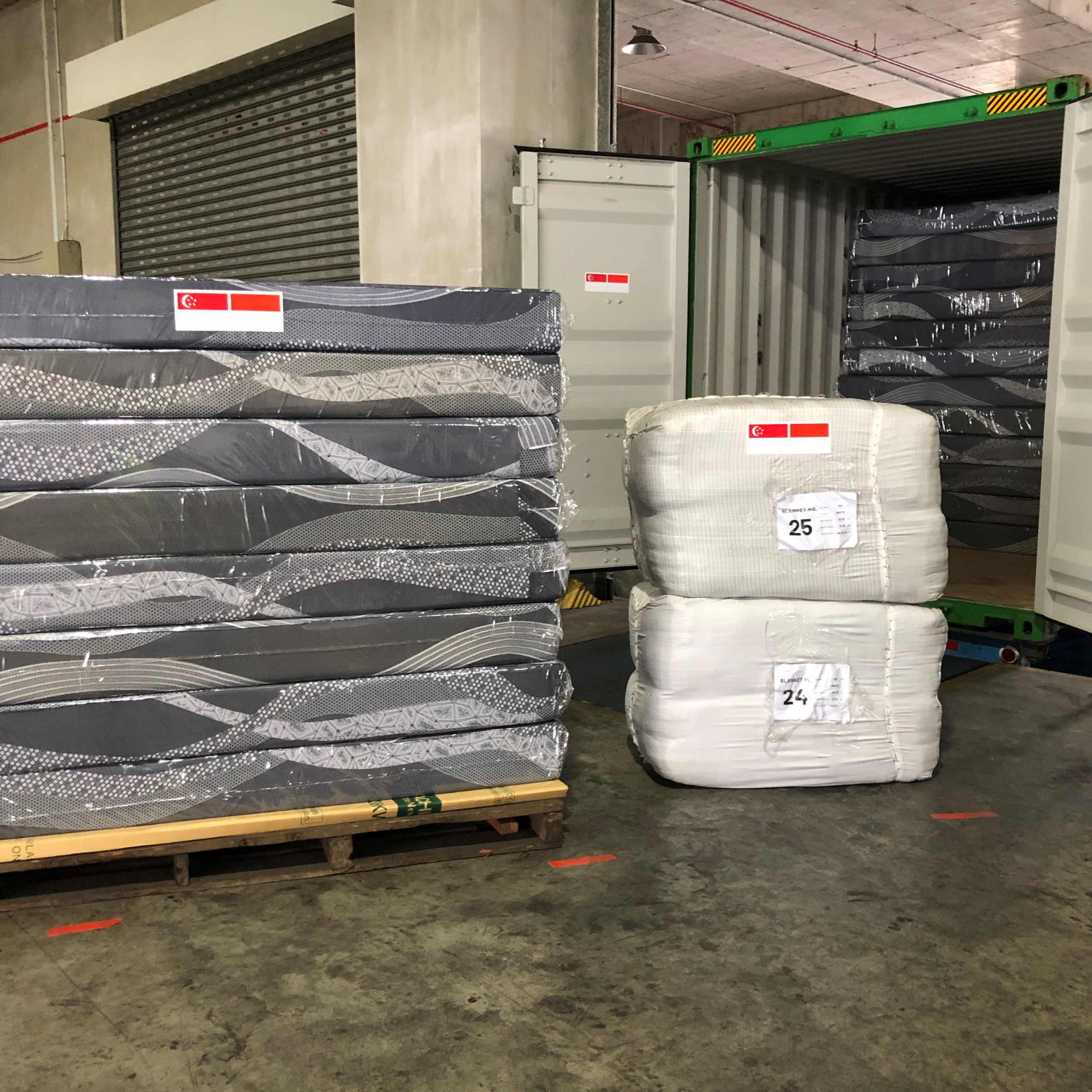 S'pore receives 4,500 bedding items from Indonesia, to be ...