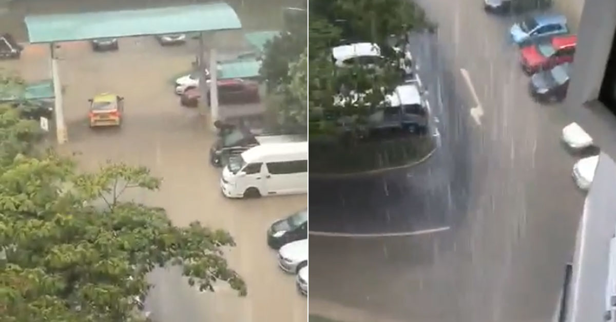 Flash Floods In A Few Areas In S Pore As Torrential Downpour Pounds Island Mothership Sg News From Singapore Asia And Around The World