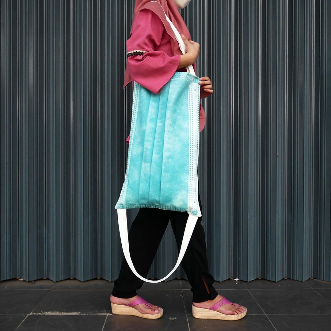 surgical mask tote bag