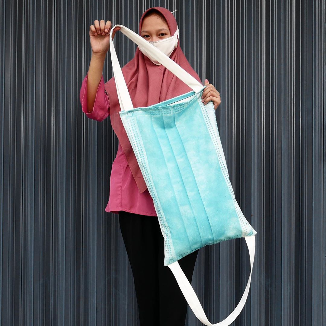 surgical mask tote bag indonesia