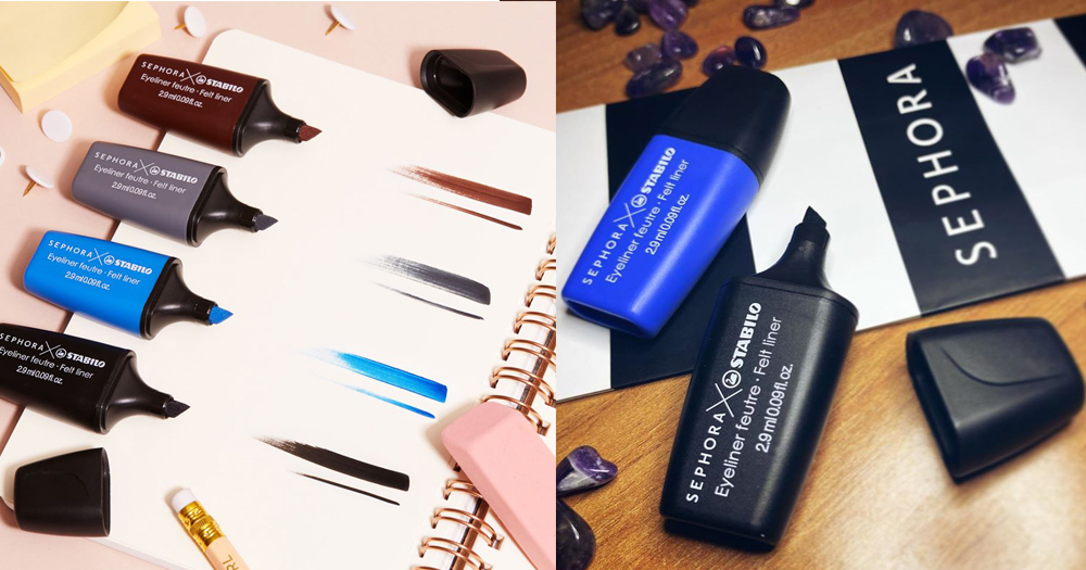 Highlightershaped eyeliner by Stabilo available at Sephora S'pore for