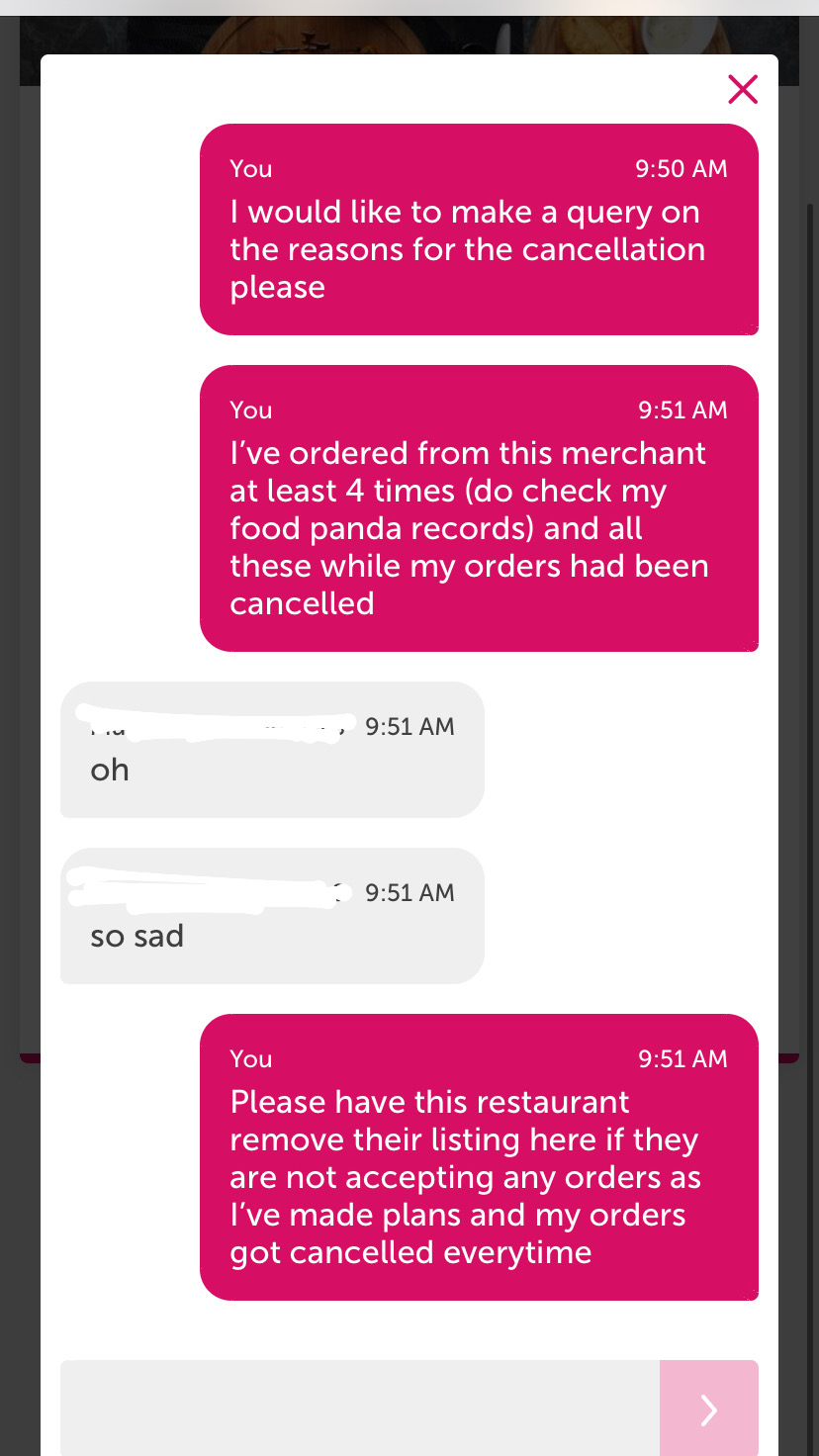 Customer service foodpanda foodpanda Reviews