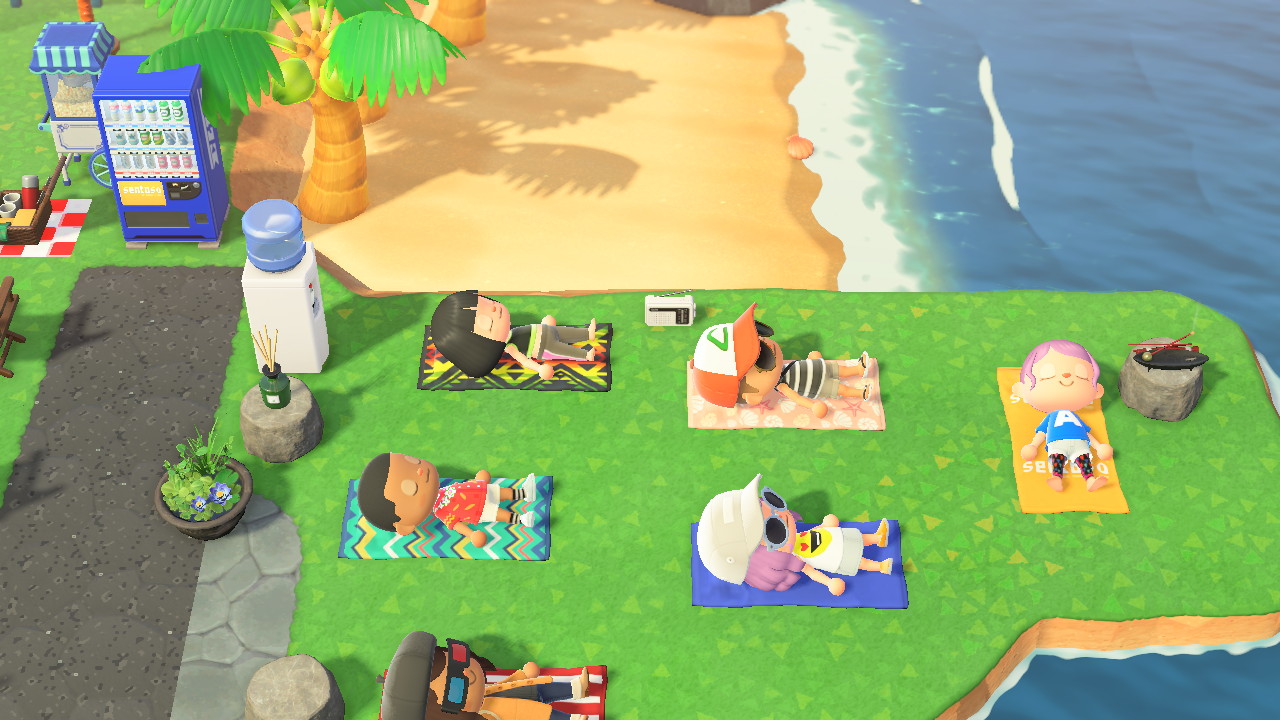 I visited the official Sentosa Island in Animal Crossing to combat ...