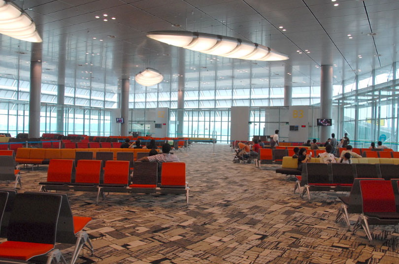 Changi Airport Terminal 3 boarding area