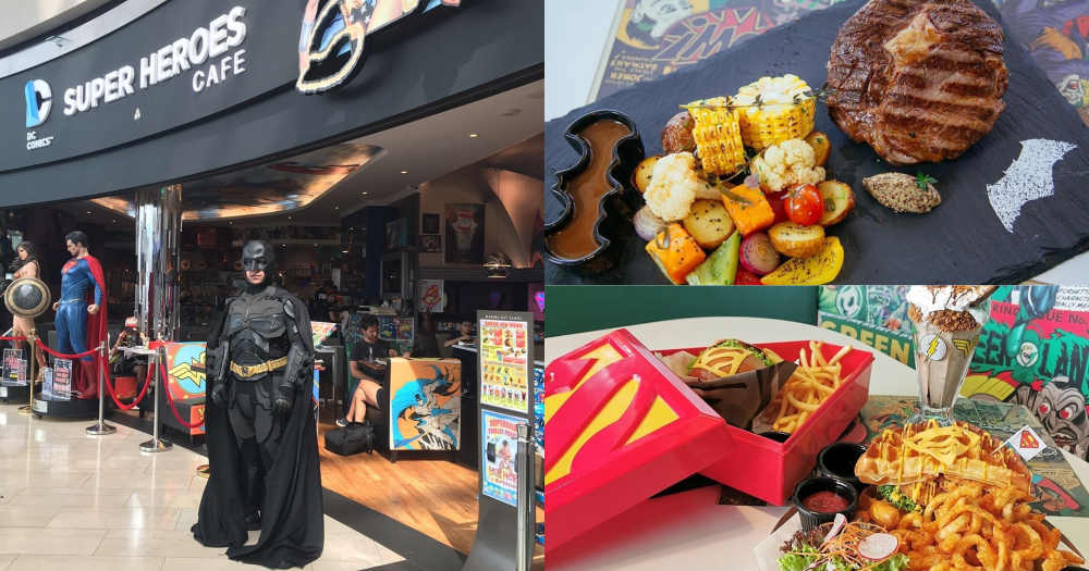 Eating in Singapore – Lunch @ DC Comics Super Hero Cafe, Marina Bay Sands