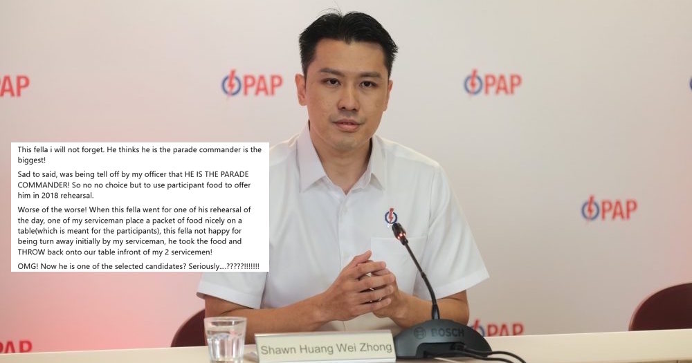 Pap Candidate Shawn Huang Clarifies 2018 Ndp Parade Rehearsal Complaint By  Warrant Officer - Mothership.Sg - News From Singapore, Asia And Around The  World