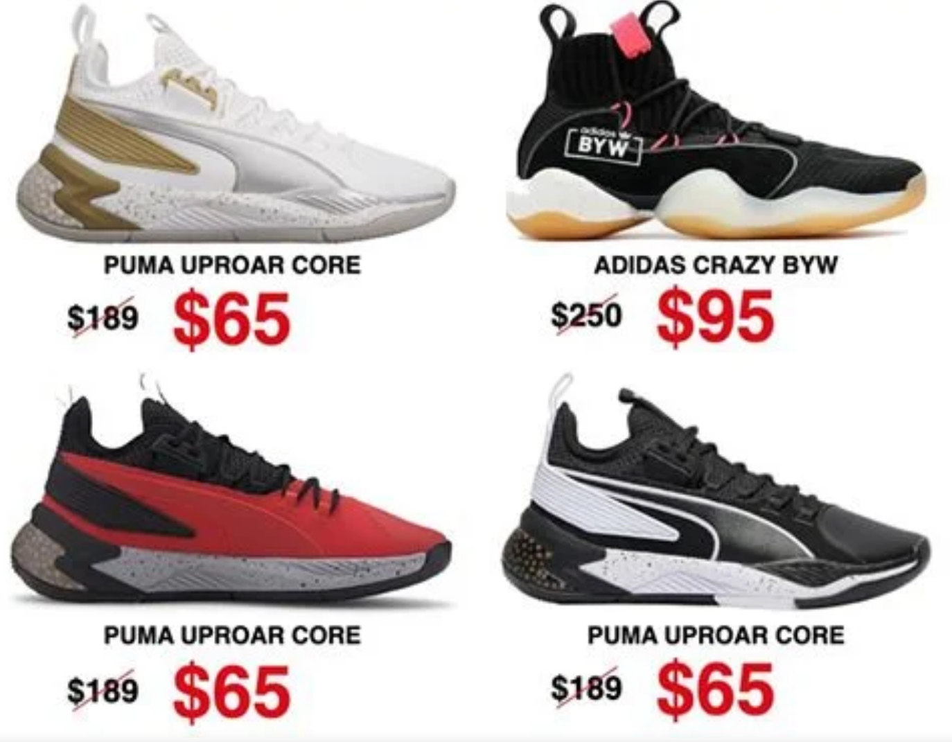 basketball shoes under $60