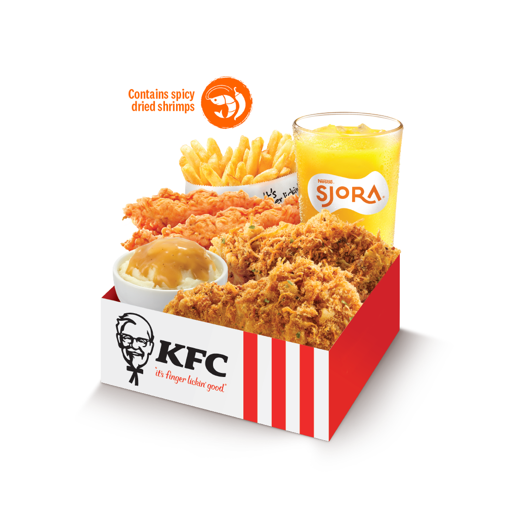 Kfc S Pore Launching Fried Chicken With Spicy Sweet Floss From Jul 21