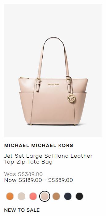 Michael Kors IMM Outlet will have up to 70% off bags & leather goods on Jul  9 - 12 long weekend