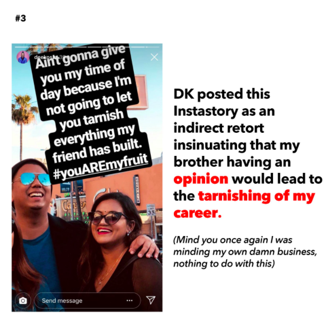 Preetipls' Instagram post on past encounter with Dee Kosh ...