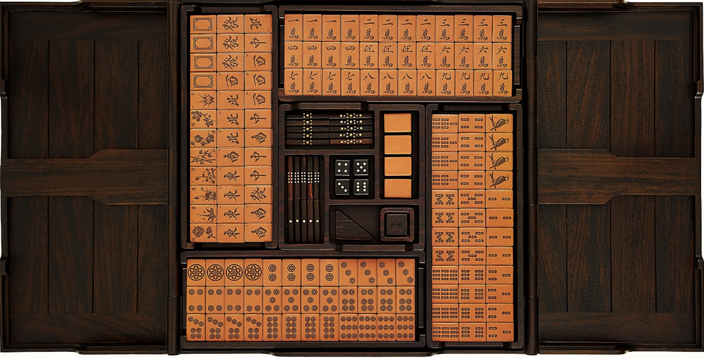 Hermes 'solid palissander wood' mahjong set available in S'pore for  S$57,200 -  - News from Singapore, Asia and around the world