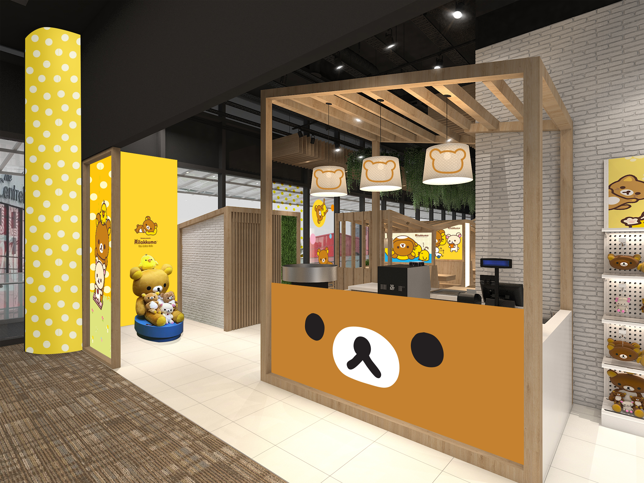 懶懶熊主題快閃咖啡廳將在新加坡開辦！ Front_cashier