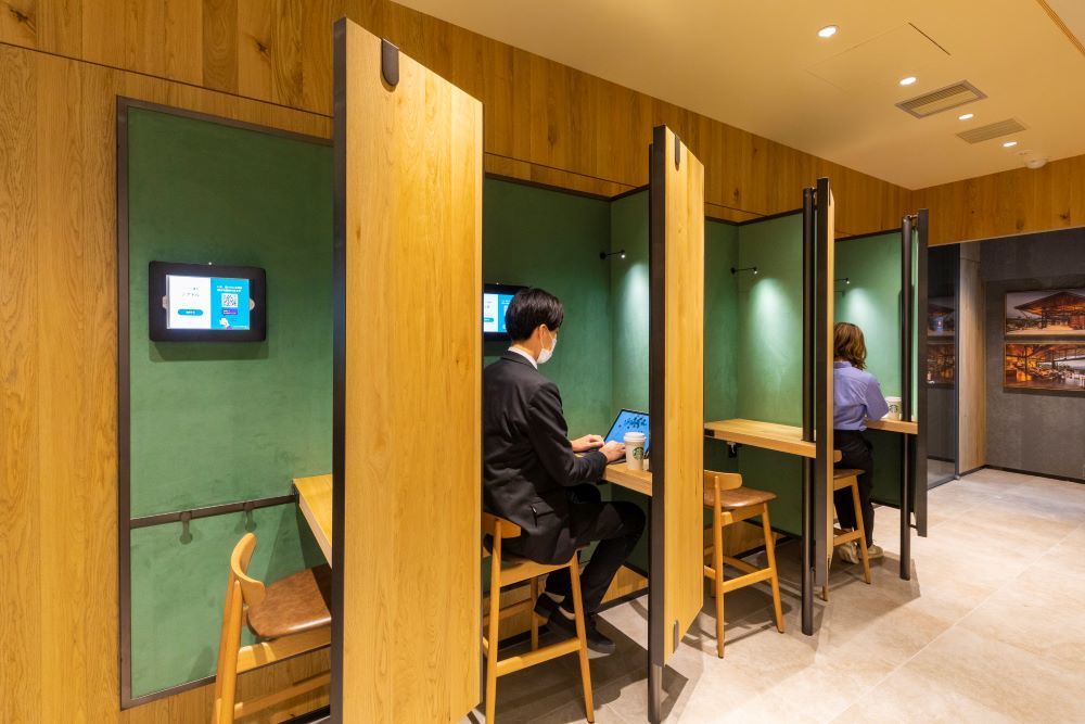 New Starbucks outlet in Tokyo has private booths for solo ...
