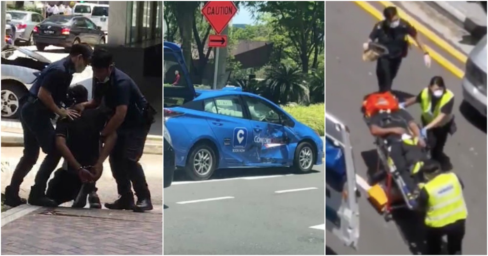 Man 32 Collides With 2 Vehicles During Police Car Chase At Tanjong Pagar Arrested For Driving Under Influence Of Drugs Mothership Sg News From Singapore Asia And Around The World