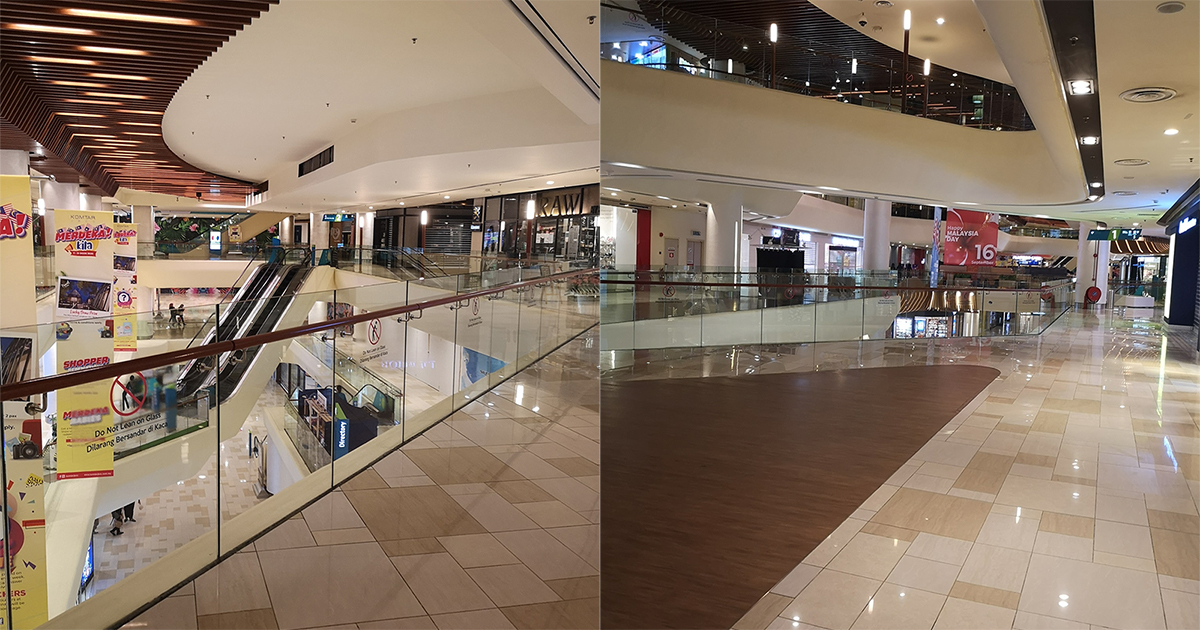 empty malls in johor