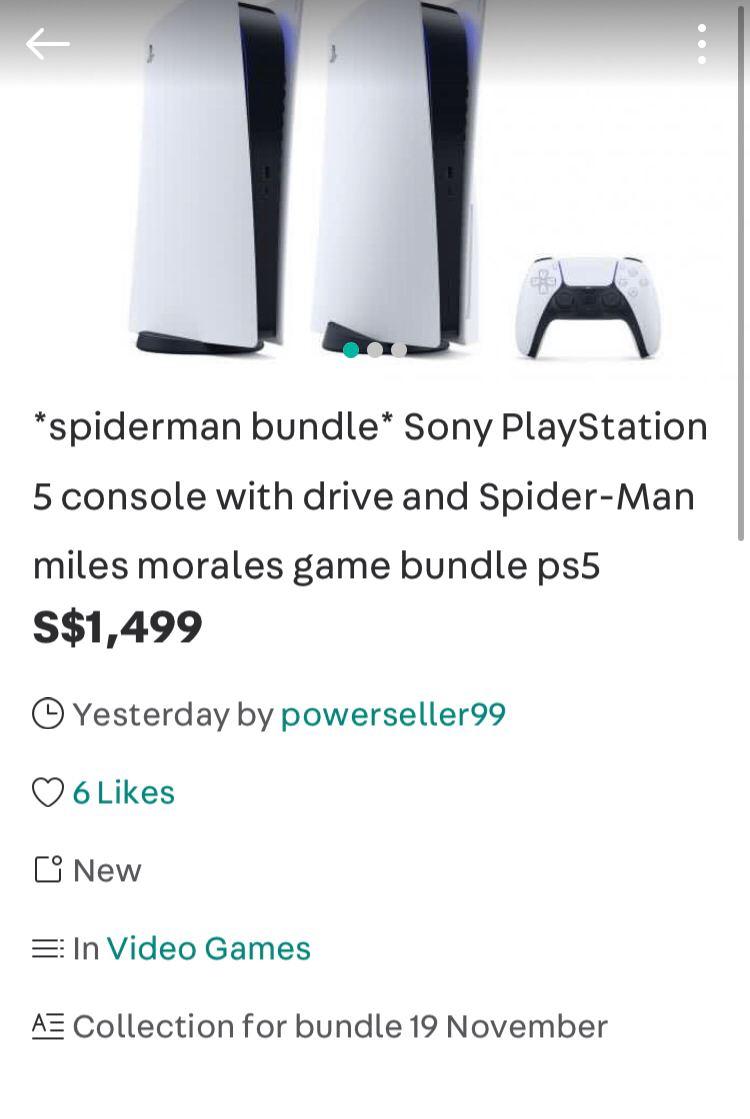 PlayStation 5: prezzi folli, toccate punte di 1.500 Dollari su siti di reselling di Singapore il giorno del lancio 1