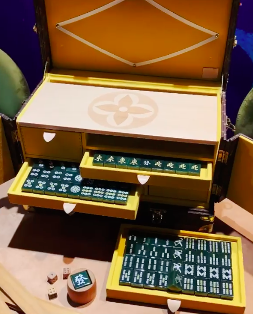 Louis Vuitton Has A Monogram Mahjong Set With Jade Tiles To Flex