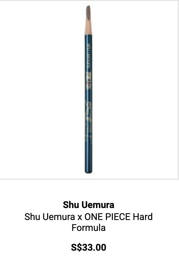 One Piece X Shu Uemura limited-edition makeup collection available in S