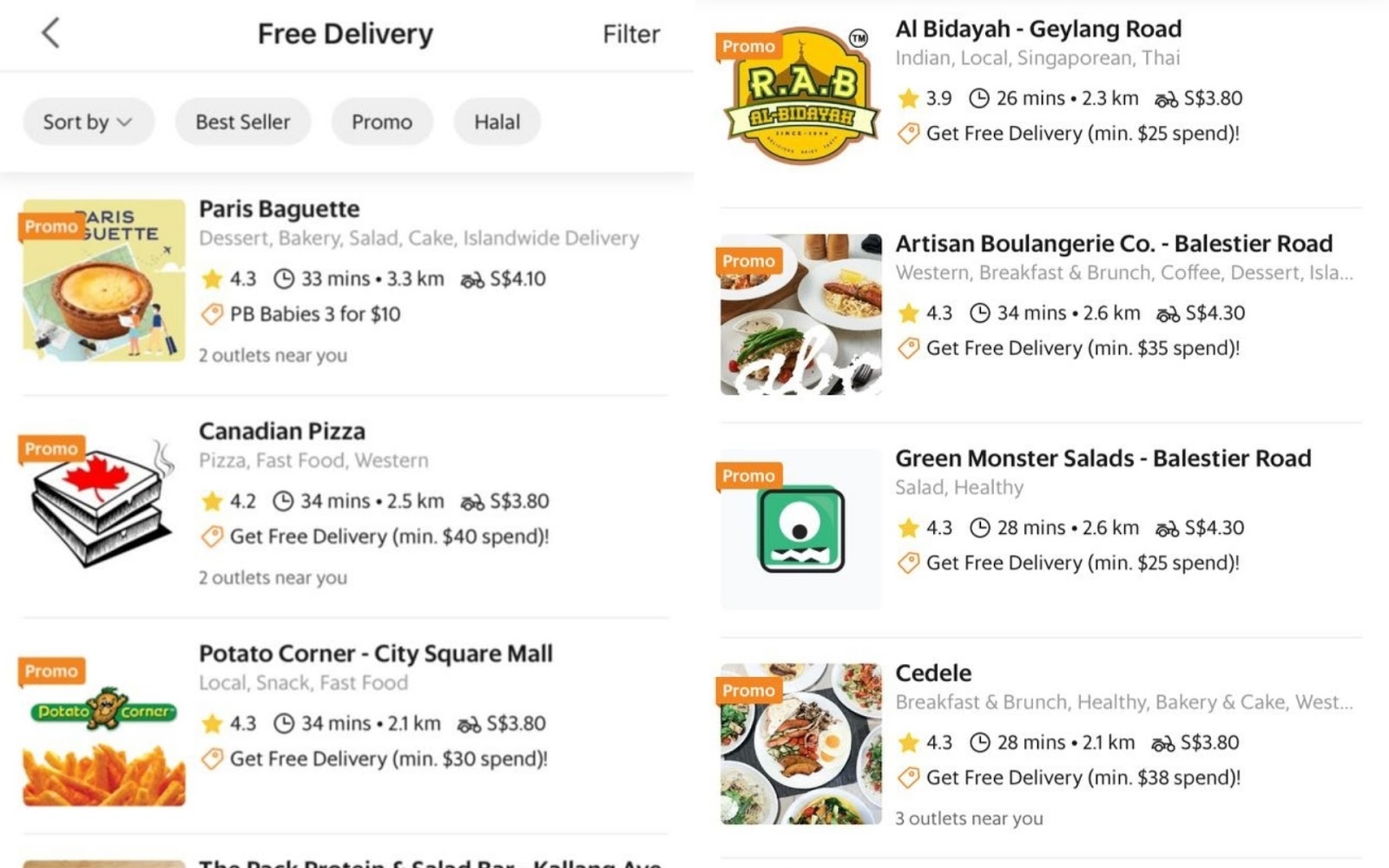 Get cheaper delivery fees and premium delivery for GrabFood